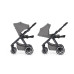 PETITE&MARS SET Kočárek 4v1 ICON Dove Grey XXL AIR + CBX By CYBEX Aton B2 i-Size