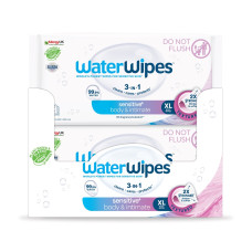 12x WATERWIPES Ubrousky vlhčené Body&Intimate 30 ks (360 ks)