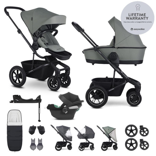 EASYWALKER SET Kočárek 4v1 Harvey⁵ Agave Green XXL AIR + CYBEX Aton B2 i-Size + základna EASYWALKER SET Kočárek 4v1 Harvey⁵ Agave Green XXL AIR + CYBEX Aton B2 i-Size + základna