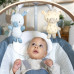 INGENUITY Houpačka pohupující hudební Chambray 0m+, do 9 kg