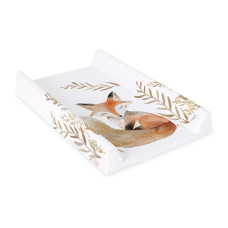 CEBA BABY Podložka přebalovací 2-hranná s pevnou deskou (50x70) Basic Red Fox