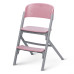 KINDERKRAFT SELECT Set jídelní židlička Livy Aster Pink + lehátko Calmee, Premium