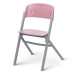 KINDERKRAFT SELECT Set jídelní židlička Livy Aster Pink + lehátko Calmee, Premium