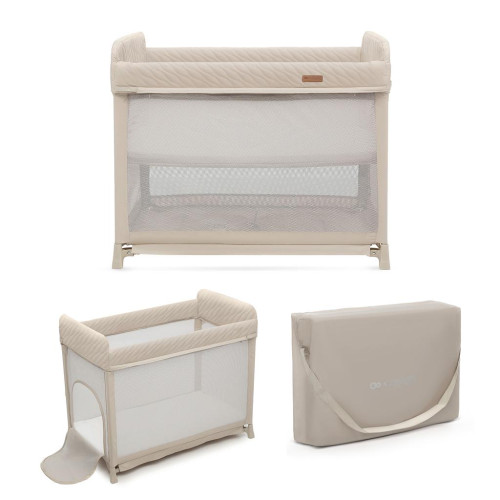 KINDERKRAFT SELECT Postýlka cestovní Moon Dream Beige KINDERKRAFT SELECT Postýlka cestovní Moon Dream Beige