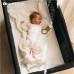KINDERKRAFT SELECT Postýlka cestovní Moon Dream Beige KINDERKRAFT SELECT Postýlka cestovní Moon Dream Beige