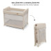 KINDERKRAFT SELECT Postýlka cestovní Moon Dream Beige KINDERKRAFT SELECT Postýlka cestovní Moon Dream Beige