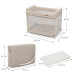 KINDERKRAFT SELECT Postýlka cestovní Moon Dream Beige KINDERKRAFT SELECT Postýlka cestovní Moon Dream Beige