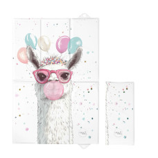 CEBA BABY Podložka přebalovací cestovní (60x40) Basic Crazy Lama