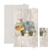 CEBA BABY Podložka přebalovací cestovní (80x50) Basic Cosy Hippo