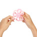 BABYONO Kousátko silikonové Flower Pink BABYONO Kousátko silikonové Flower Pink