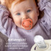 LOVI Dudlík silikonový dynamický Prime 18m+ 2ks Granola/Orange