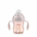 CHICCO Hrneček Transition učicí s držadly pink, 4m+