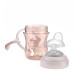 CHICCO Hrneček Transition učicí s držadly pink, 4m+