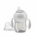 CHICCO Hrneček Transition učicí s držadly grey, 4m+