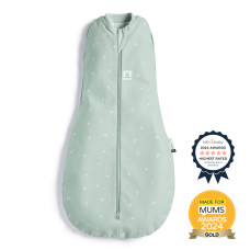 ERGOPOUCH Zavinovačka a pytel na spaní 2v1 Cocoon Sage 0-3 m, 3-6 kg, 0,2 tog