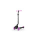 QPLAY Koloběžka / odrážedlo Sema Evo s LED světly Violet, věk 1 - 6 let, do 50 kg