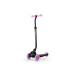 QPLAY Koloběžka / odrážedlo Sema Evo s LED světly Violet, věk 1 - 6 let, do 50 kg