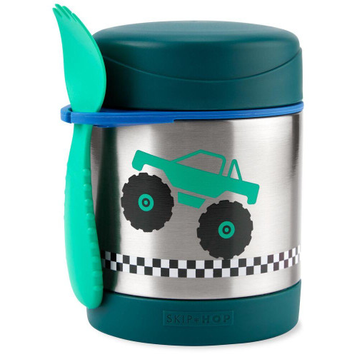 SKIP HOP Spark Style Termoska na jídlo s lžičkou/vidličkou Monster Truck 325 ml, 3r+ SKIP HOP Spark Style Termoska na jídlo s lžičkou/vidličkou Monster Truck 325 ml, 3r+