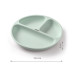 BABYONO Talíř silikonový s přísavkou - sage 6m+ BABYONO Talíř silikonový s přísavkou - sage 6m+