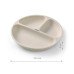 BABYONO Talíř silikonový s přísavkou - beige 6m+ BABYONO Talíř silikonový s přísavkou - beige 6m+