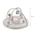 KINDERKRAFT Deka hrací s hrazdičkou Cozyplay Light Grey