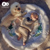 KINDERKRAFT Deka hrací s hrazdičkou Cozyplay Light Grey