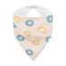 PETITE&MARS Bryndák bandana Luke 2 ks  Beige Kiwis&Misty Green 3m+