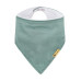PETITE&MARS Bryndák bandana Luke 2 ks  Beige Kiwis&Misty Green 3m+