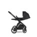 EASYWALKER Kočárek kombinovaný Zoey Pure Black + CBX By CYBEX Aton B2 i-Size + základna
