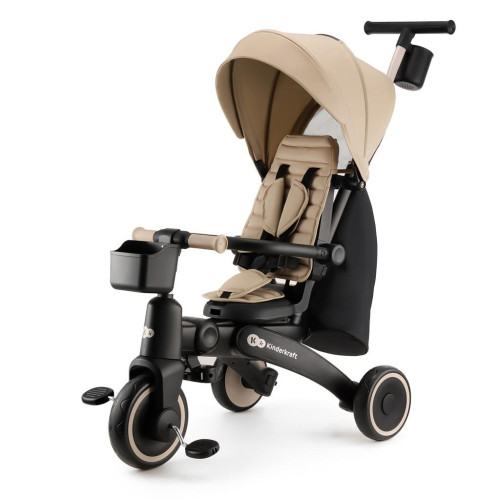 KINDERKRAFT Dětská tříkolka Jazz 2 Beige KINDERKRAFT Dětská tříkolka Jazz 2 Beige