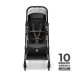 KINDERKRAFT Kočárek sportovní Pilot 2 Lunar Black Bizuu