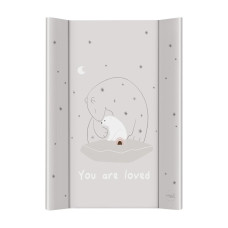 CEBA BABY Podložka přebalovací 2-hranná s pevnou deskou (50x70) Basic Polar Bears