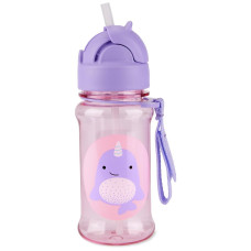SKIP HOP Zoo tritan Láhev s brčkem 355ml Narval 12m+