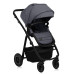 LIONELO Kočárek kombinovaný Amber Plus 3v1 Grey Graphite