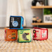 BABY EINSTEIN Hračka textilní kostky abeceda Alpha Stacks™ 4ks, 3m+