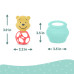 BRIGHT STARTS Kousátko s chrastítkem Winnie the Pooh Hunny & Shake 2ks, 0m+