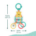 BRIGHT STARTS Hračka na C kroužku aktivní Winnie the Pooh Busy Bear™ 0m+