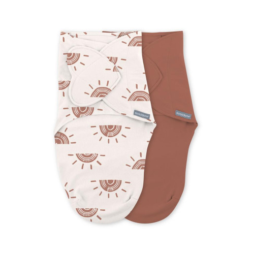 INGENUITY Zavinovačka SwaddleMe™ Ulitka bavlna Rising sun 2ks 0,5 TOG 0-3m INGENUITY Zavinovačka SwaddleMe™ Ulitka bavlna Rising sun 2ks 0,5 TOG 0-3m
