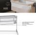 KINDERKRAFT Postýlka dětská polohovatelná Nestee Up2 Full Light Grey