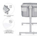 KINDERKRAFT Postýlka dětská polohovatelná Nestee Up2 Full Light Grey
