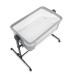 KINDERKRAFT Postýlka dětská polohovatelná Nestee Up2 Light Grey