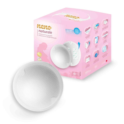 NENO Vložky do podprsenky Naturale ultratenké 6-vrstvé s bambusovým vláknem, samolepící, 60 ks NENO Vložky do podprsenky Naturale ultratenké 6-vrstvé s bambusovým vláknem, samolepící, 60 ks