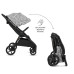 KINDERKRAFT Kočárek sportovní Mitzy Lunar Black Bizuu