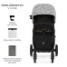 KINDERKRAFT Kočárek sportovní Mitzy Lunar Black Bizuu