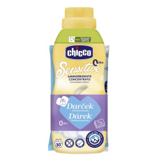 CHICCO Aviváž koncentrovaná Baby Sensitive Jemný dotek 750 ml + vlhčené ubrousky 72 ks zdarma