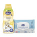 CHICCO Aviváž koncentrovaná Baby Sensitive Jemný dotek 750 ml + vlhčené ubrousky 72 ks zdarma