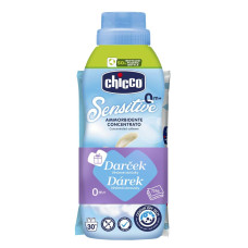 CHICCO Aviváž koncentrovaná Baby Sensitive Sladký pudr 750ml + vlhčené ubrousky 72 ks zdarma