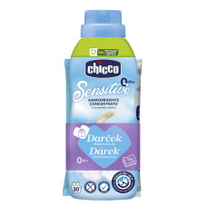 CHICCO Aviváž koncentrovaná Baby Sensitive Sladký pudr 750ml + vlhčené ubrousky 72 ks zdarma