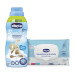 CHICCO Aviváž koncentrovaná Baby Sensitive Sladký pudr 750ml + vlhčené ubrousky 72 ks zdarma