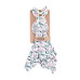PETITE&MARS Mazlíček bambusový mušelínový Hugo Pink Meadow 0m+